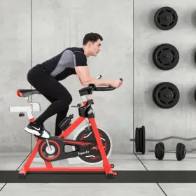 Co-sp37312 Hivvago Exercise Bike With 30lbs Steel Flywheel