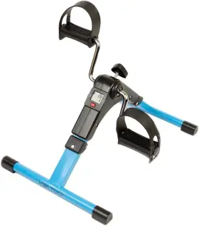 Hometrack 017874040865 Folding Exercise Bike Pedal Exerciser Portable Desk With Lcd Display