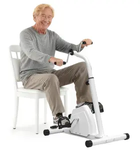 Homgim Mc39 2-in-1 Pedal Exerciser For Arms And Legs Adjustable Resistance Sit-down Bike