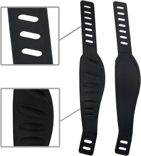 Ibely 313110370360 A Pair Exercise Bike Pedal Straps And Widened For Bicycle #2