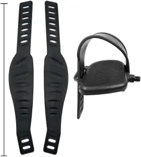 4333657257 Ibely A Pair Exercise Bike Pedal Straps And Widened For Bicycle