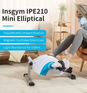 Insgym 973699140026 Under Desk Mini Pedal Exerciser For Arm And Leg Workout Portable Compact Exerc #2
