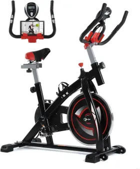 Ise 760324315392 Exercise Bike For Home Adjustable Silent Indoor Cycling With Lcd Monitor
