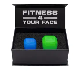 B0by4mnbgw Jawzrsize Jaw Exerciser Men Pop N Go Beginner And Intermediate Blue Jawline Shaper