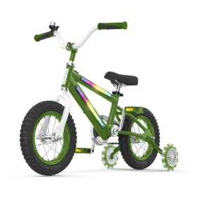 Jlrg12-grn Jetson Light Rider 12 Inch Led Kids Bike With Coaster Brakes Training Wheels Green