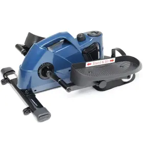 Jfit 818020000593 Under Desk And Stand Up Mini Elliptical/stepper With Adjustable Angle Navy