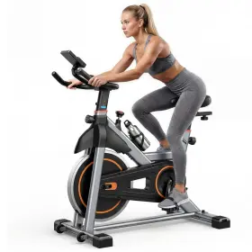 Jhk Si-jsc9app Exercise Bike Home Gym Stationary Cycling Low Noise Cardio With App Control
