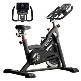 Jobur 768771287814 Exercise Bike Stationary Silent Transmission Workout 300 Lbs Load-b