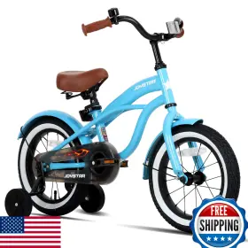 B07r6s6lzc Joystar 16 Inch Kids Bike With Training Wheels Coaster Brake Ages 4-7 Blue