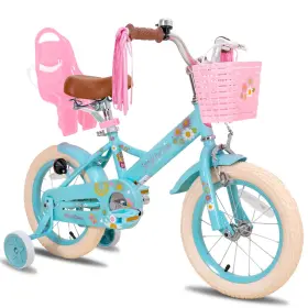 B08q82s26n Joystar Little Daisy 12 Inch Kids Bike For 2-4 Yr Girls Toddler With Training Wheels Bl