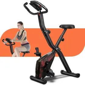 Kalwol 707310221643 Exercise Bike Foldable Fitness Machine Upright Indoor Cycling Ma