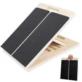 Katochug 713612205830 Slant Board For Calf Stretching Adjustable Wooden Incline Anti-slip