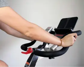 555085b Keiser Bike Media Holder - Indoor Cycling Ipad Phone Tablet Rack Tray #2