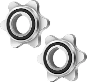 Lamoutor 711731030098 2/4pcs Anti-slip Hex Nut 25mm Spin-lock Collar Screw For Silver 2pcs