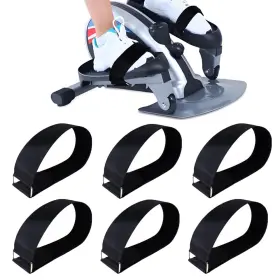 Layyuk 014679002630 6pcs Ellipse Leg Exerciser Machine Pedal Straps Under The Desk Training