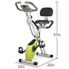 Leikefitness 787794004468 Leike X Bike Ultra-quiet Folding Exercise Magnetic Upright Bicycle With #2