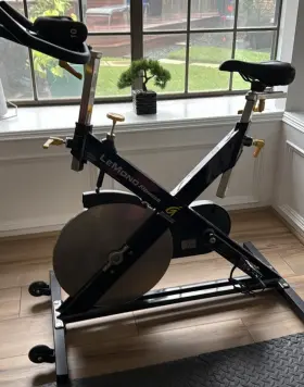 Lemond Fitness 61004303 Revmaster Upright Exercise Bike Adjustable Seat And Handlebars