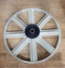 0e09-00912-0002 Life Fitness Stationary Exercise Bike Drive Wheel P/n