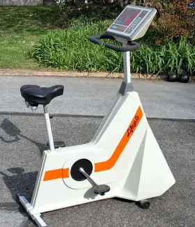 Lc-5500 Life Fitness Ballys Upright Exercise Bike Excellent Condition And Working Local Pickup Only