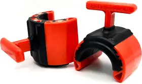 Lifefficient Products 195893379712 Speed Collar Fastest Bar Clips For Weightlifting Powerlifting Red
