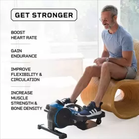 Lifepro 068888026789 Under Desk Elliptical Peddler Portable Foot And Leg Pedal Blue #2