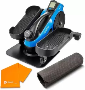 Lifepro 068888026789 Under Desk Elliptical Peddler Portable Foot And Leg Pedal Blue