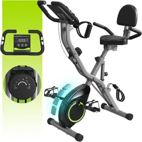 Uslb-817  Linbolusa Indoor Exercise Bike For Seniors 5 In 1 Foldable Stationary