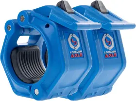 Lock-jaw Barbell Collars 750253235796 Pro 2 Axle Collar For 1.9 Inch Specialty Bars Blue