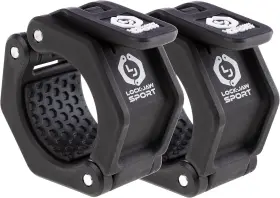 Lock-jaw Barbell Collars 750253235819 Sport Olympic Collar - Quick Release Clamp Black