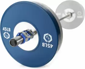 Ljc-hex50-blu Lock-jaw Barbell Collars Hex 50mm / 2 Inch Olympic Collar Bars Blue #2