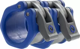 Ljc-hex50-blu Lock-jaw Barbell Collars Hex 50mm / 2 Inch Olympic Collar Bars Blue