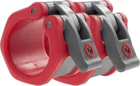 Ljc-hex50-red Lock-jaw Barbell Collars Hex 50mm / 2 Inch Olympic Collar - Bars Red