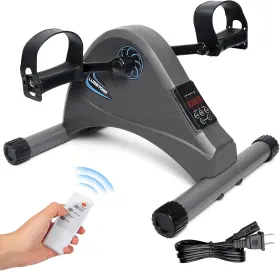 Lubbygim 705353661822 Mini Exercise Bike Under Desk Pedal Exerciser For Seniors