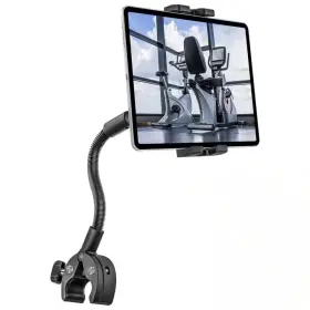 Lukyamzn 744759436221 Gooseneck Treadmill Tablet Holder Exercise Bike Handlebar Clamp For Spin Pe