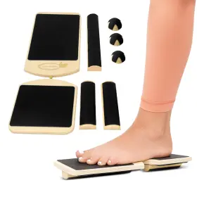 Lm-039-bl Lumia Wellness Single Leg Footboard Pro Kit - Ankle And Foot Exerciser Physical Therapy Plan