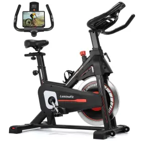 Luminofit 747607252653 Exercise Bike Stationary Bikes For Home With 330lbs Weight Capacity Indoor