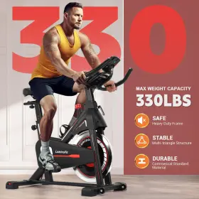 330l Luminofit By01 Exercise Bike Brake Pad/magnetic Resistance Stationary Bikes For Home With #2