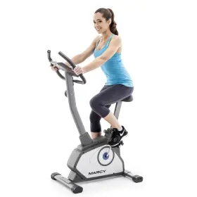 Ns-40504u Marcy 096362993531 Magnetic Upright Bike With 8 Levels Of Resistance Grey