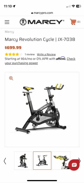 Jx-7038 Marcy Jx7038 Revolution Cycle Indoor Gym Trainer Exercise Stationary Bike Sport #3