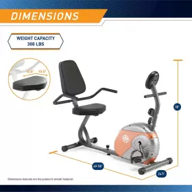 Me-709 Marcy Home Fitness Personal Exercise Bike With Adjustable Magnetic Resistance Fo #2