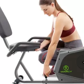 Ns1206r Marcy Magnetic Recumbent Exercise Bike Workout Stationery Equipment For Work Fr #3