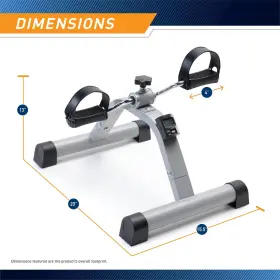 Ns912 Marcy Under Desk Mini Pedal Leg And Arm Exercise Cycle With Adjustable Magnetic #2