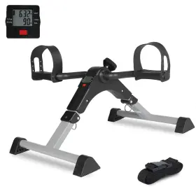 Meetwarm 725683459494 Pedal Exerciser Under Desk Exercise Peddler Arm Leg Folding Mini Sta