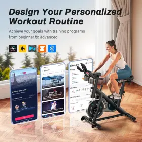 Merach 313042420409 Exercise Bike Brake Pad Stationary With Exclusive App Low Noise Indoor Cy #2