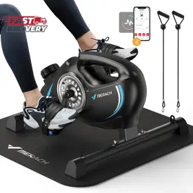 Merach 445012621615 Under Desk Bike Pedal Exerciser Quiet Magnetic Mini Exercise With A