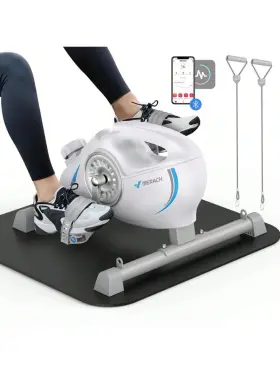 Merach 629722848587 Under Desk Bike Pedal Exerciser Smooth Foot Cycle White
