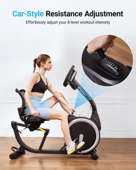 Merach 976326381281 Recumbent Exercise Bike High-end For Home Light Comme #2