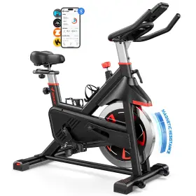 Merach 976326387733 Exercise Bike Indoor Cycling Brake Pad Magnetic Stationary With E