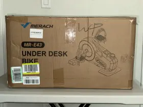 Mr-e43b2-us Merach Desk Bike Pedal Exerciser Mini Exercise With 8-level Magnetic