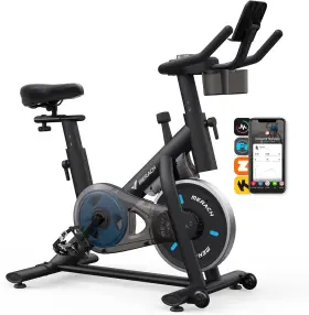 Mr-s26b1-us Merach Exercise Bike Brake Pad Stationary With Exclusive App Low Noise In